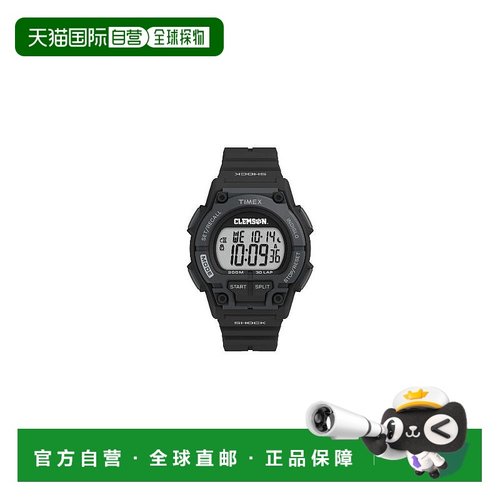 自营 Timex致敬NCAA克莱姆森老虎队男式手表-黑色 美国奥莱直发