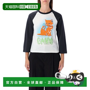 AW2025 T43413575151 白色 Two cott 香港直邮GANNI tone 女士T恤