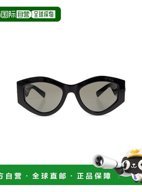 香港直邮GUCCI 女士太阳镜 840002J07401012 AW2025 黑色 SUNGLAS