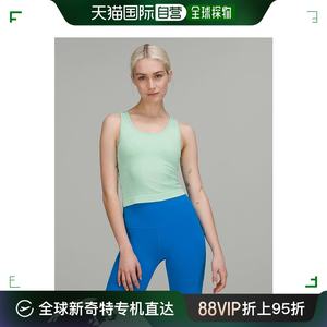 香港直邮潮奢 Lululemon女士 Ebb to|街头风格短款无袖背心上