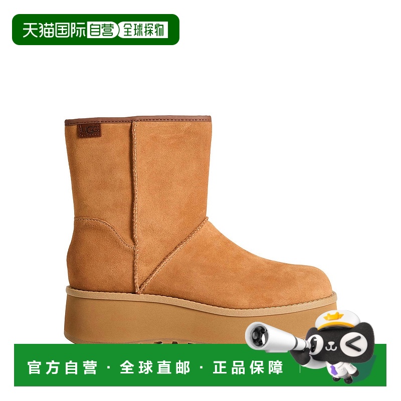 1h可退 香港直邮潮奢 Ugg 女士 脚踝靴 brown 舒适时尚正品保暖
