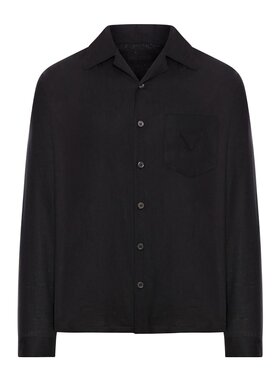 PRADA 男士衬衫 UCN44114H4SUMOF0002 SS2025 黑色