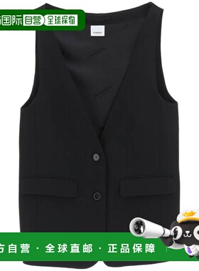 香港直邮BURBERRY 女士外套 8054503A1189 SS2022 黑色 Sleeveles
