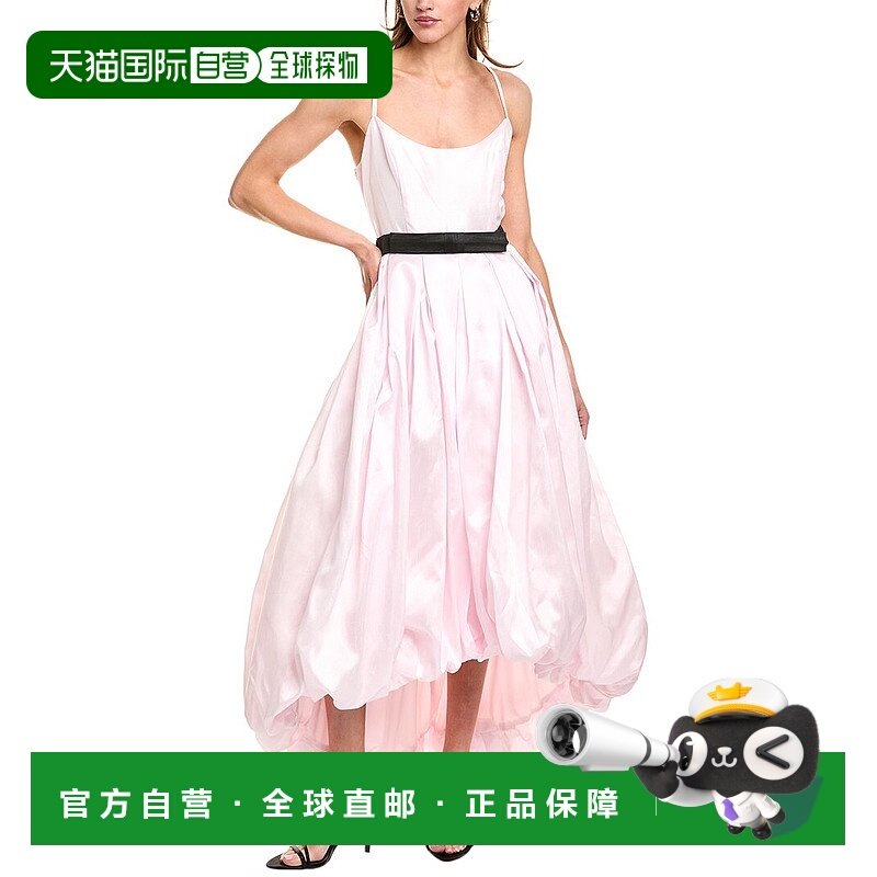 自营 Hutch Diana Midi连衣裙-粉红色 美国奥莱直发长裙