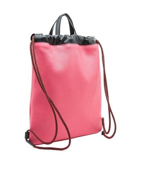 GUCCI 女士双肩包 5235860GCBT8841 SS2021 红色 LOGO抽绳双肩袋