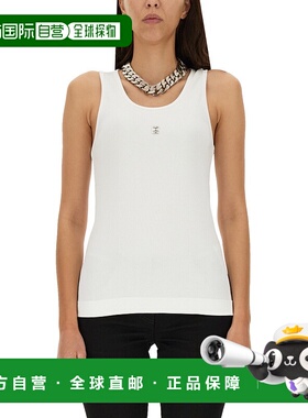 香港直邮GIVENCHY 女士针织毛衣 BW70CH3YHY100-0 SS2025 白色