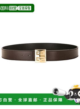 1h可退 香港直邮潮奢 Givenchy 纪梵希 男士 棕色 & 黑色 4G 双面