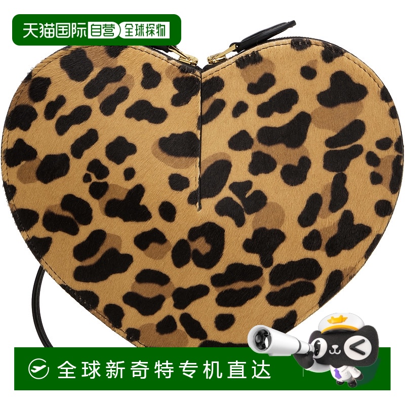 1h可退 香港直邮潮奢 Alaia 女士 黄褐色 Le Cœur 单肩包 AA1P003