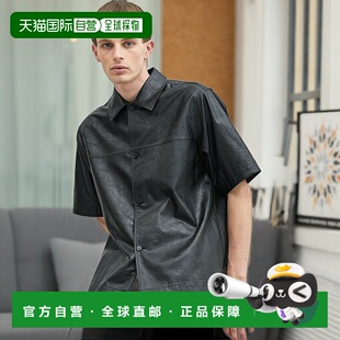 1h可退 日本直邮UNITED TOKYO 男士短袖仿皮衬衫 135302006