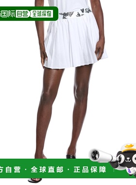 自营Johnny Was Bee Active Pleated Tennis Skirt - white 美国