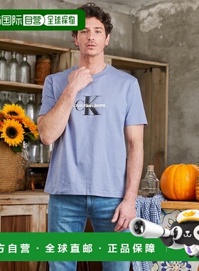 欧洲直邮Calvin Klein Jeans  男衣服 春夏2025 短袖T恤 MONOLOGO