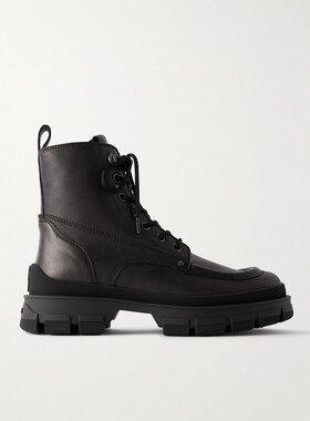 Moncler 盟可睐 男士 Hevea City 皮质靴子 4F00080M4382