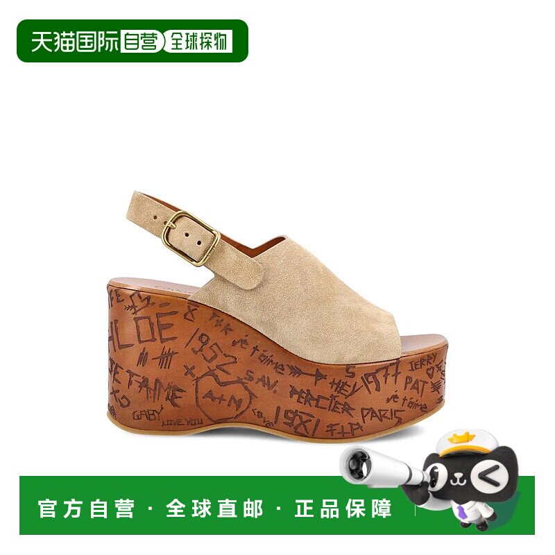 香港直邮CHLOÉ 女士凉鞋 CH25A10GRY751P26 SS2026 花色 Chloe Sa