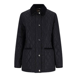 BURBERRY 女士夹克 8107463 AW2025 黑色 Diamond quilted jacket
