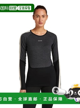 香港直邮ICEBREAKER 美利奴羊毛200 绿洲+ Crewe 长袖保暖底层衣