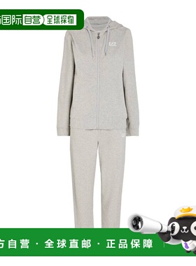 1h可退 香港直邮潮奢 Ea7 女士 Outfit 运动运动装 grey灰色 舒适