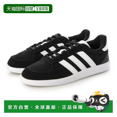 日本直邮阿迪达斯女士 Breaknet Sleek 麂皮运动鞋 IH5466（黑色/