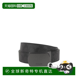 新款 香港直邮COACH 皮质腰带蔻驰牛皮皮带男款 奥莱款 真皮百搭 男士