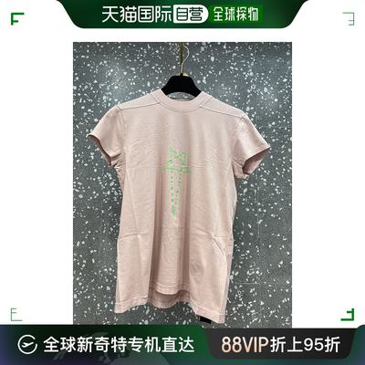香港直邮RICK OWENS DRKSHDW 粉色女士T恤 DS01C6208-RNEP6-6305