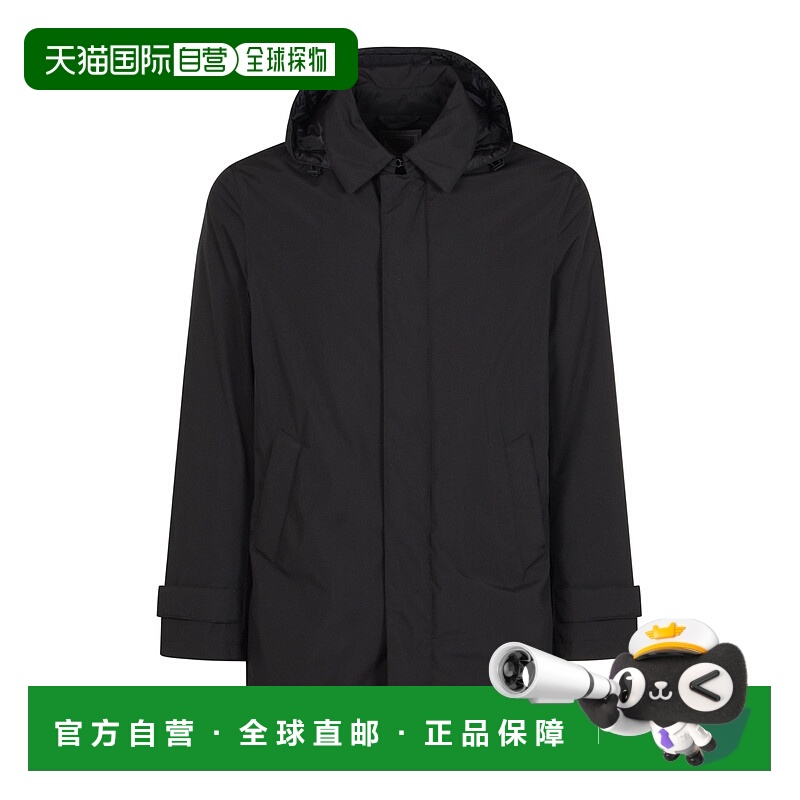 1h可退 香港直邮HERNO 男士羽绒服 PI001242U128409300 AW2025 黑