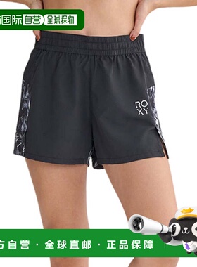 日本直邮ROXY 女士HAVE A GREAT DAY健身短裤 25FWRPT254518 黑色