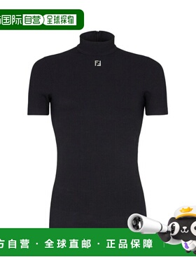 1h可退 香港直邮Fendi 芬迪 男士 正面徽标针织衫 FY1281AR6S