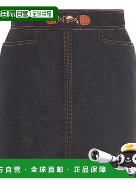 香港直邮CELINE 女士半身裙 RJ01M237R07IA SS2025 蓝色包臀裙