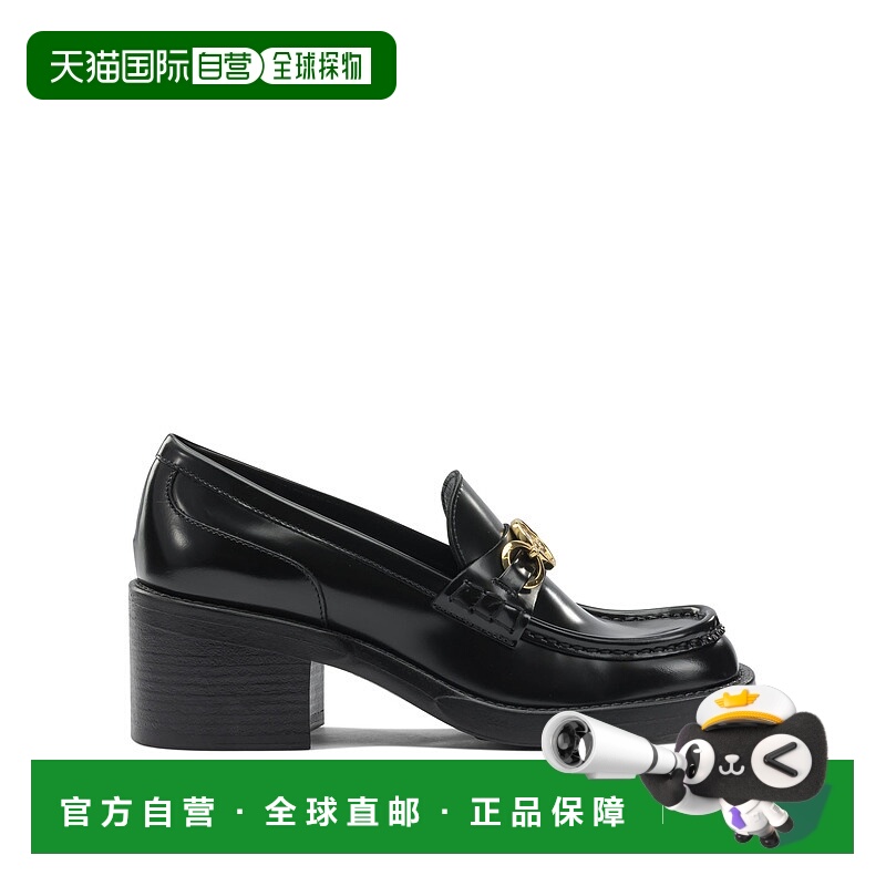 1h可退 香港直邮CHLOÉ 女士芭蕾乐福鞋 CH25W15KUU001 AW2025 黑