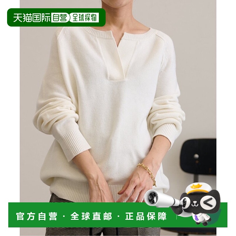 1h可退 日本直邮FRAMeWORK 女装 中针亨利领套头毛衣 弹性舒适 日