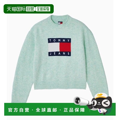 韩国直邮TOMMY HILFIGER Tamizin 米色国旗罗纹毛衣 B1 T32F7KTO4