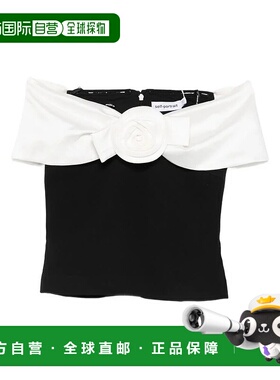 1h可退 香港直邮SELF-PORTRAIT 女士T恤 RS26180TBBLACK SS2026
