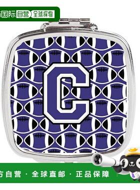 自营 Carolines Treasures CJ1068-CSCM 字母 C 足球紫色和正品