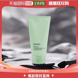 香港直邮Innisfree 悦诗风吟 绿茶保湿氨基酸洁面膏150克