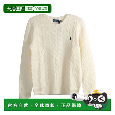 香港直邮POLO RALPH LAUREN 女士针织衫 211971865001 CO 白色