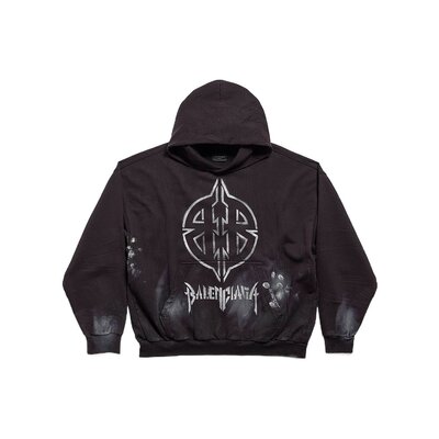 Balenciaga METAL BB STENCIL 连帽卫衣 767877TQVT3