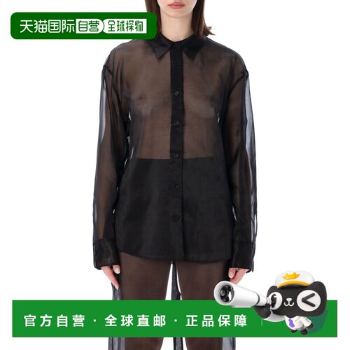 1h可退 香港直邮The Frankie Shop 女士 PERI 透视衬衫 CHFS15133