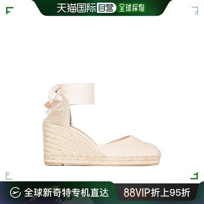 香港直邮潮奢 CastaÑer 女士 Castaner 白色平底鞋 CARINA8001