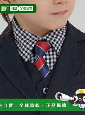 1h可退 日本直邮BRANSHES 儿童男装 正式场合 纽扣调节领带 14616