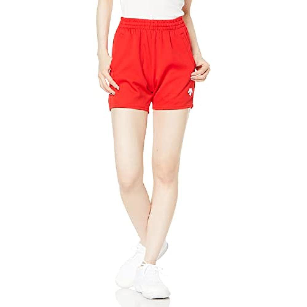 日本直邮Descente迪桑特女士排球运动裤红色L码