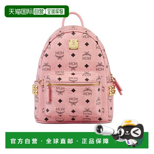 1h可退 香港直邮MCM 女士双肩包 MMKEAVE16PZ001 AW2026 粉红色 S