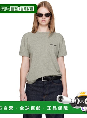 1h可退 香港直邮Essentials 女士 灰色 Classic Fit T 恤 125SP25