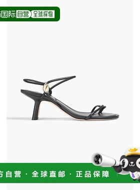 香港直邮VINCE 女士 Jolie 精饰皮质凉鞋 D7148L5004BLACK