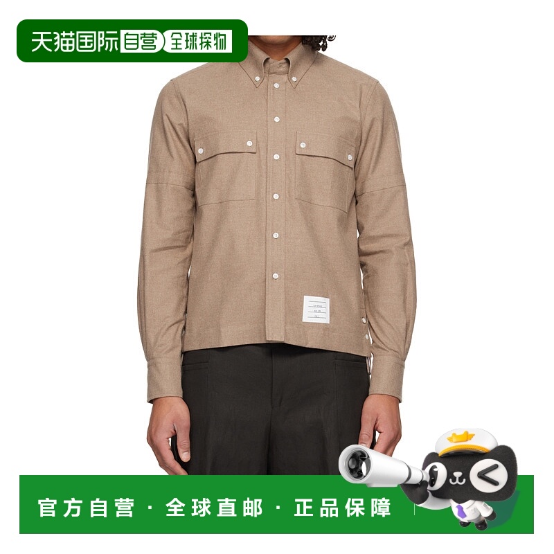 1h可退 香港直邮Thom Browne 长袖工装衬衫 MWL425OF0796