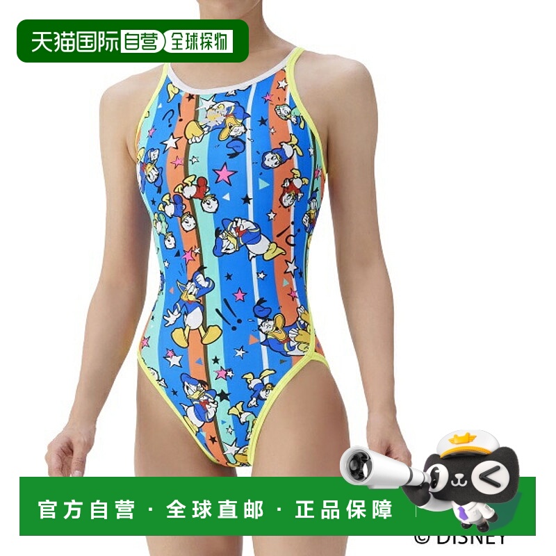 日本直邮ARENA 女士露背训练连体泳衣非竞技泳装AS5FWM53L-BLOR