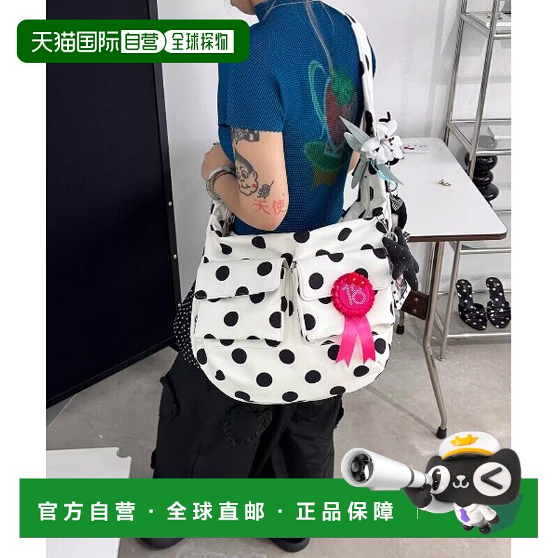 1h可退 日本直邮WEGO 女士 大容量波点尼龙单肩包 DF26SM03SG0005 - 实物图
