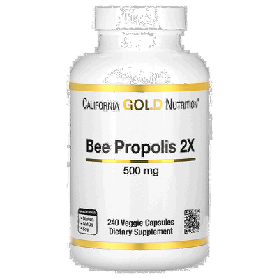 香港直发California Gold Nutrition蜂胶软胶囊抗菌消炎免疫240粒