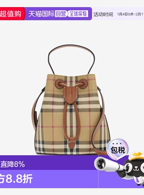 美国直邮BURBERRY - Women Mini Drawstring Bag女式帆布手提包