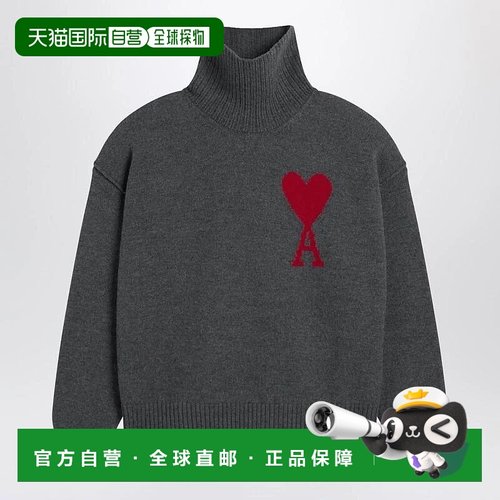 香港直邮AMI PARIS男士针织衫UKS839U018RAMI084羊毛
