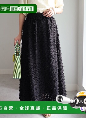 日本直邮GeeRA 薄纱连帽喇叭裙 [R04609EW12649]半身裙a字裙