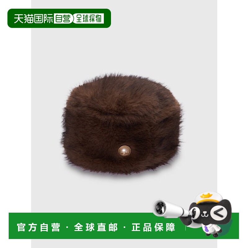 1h可退 日本直邮eimy istoire 女装 仿毛绒俄式女帽 宽松保暖冬季